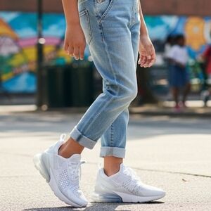 Nike Air Max 270 (GS) Triple White - 6.5Y (Fits Women’s 8) - W/ Box!